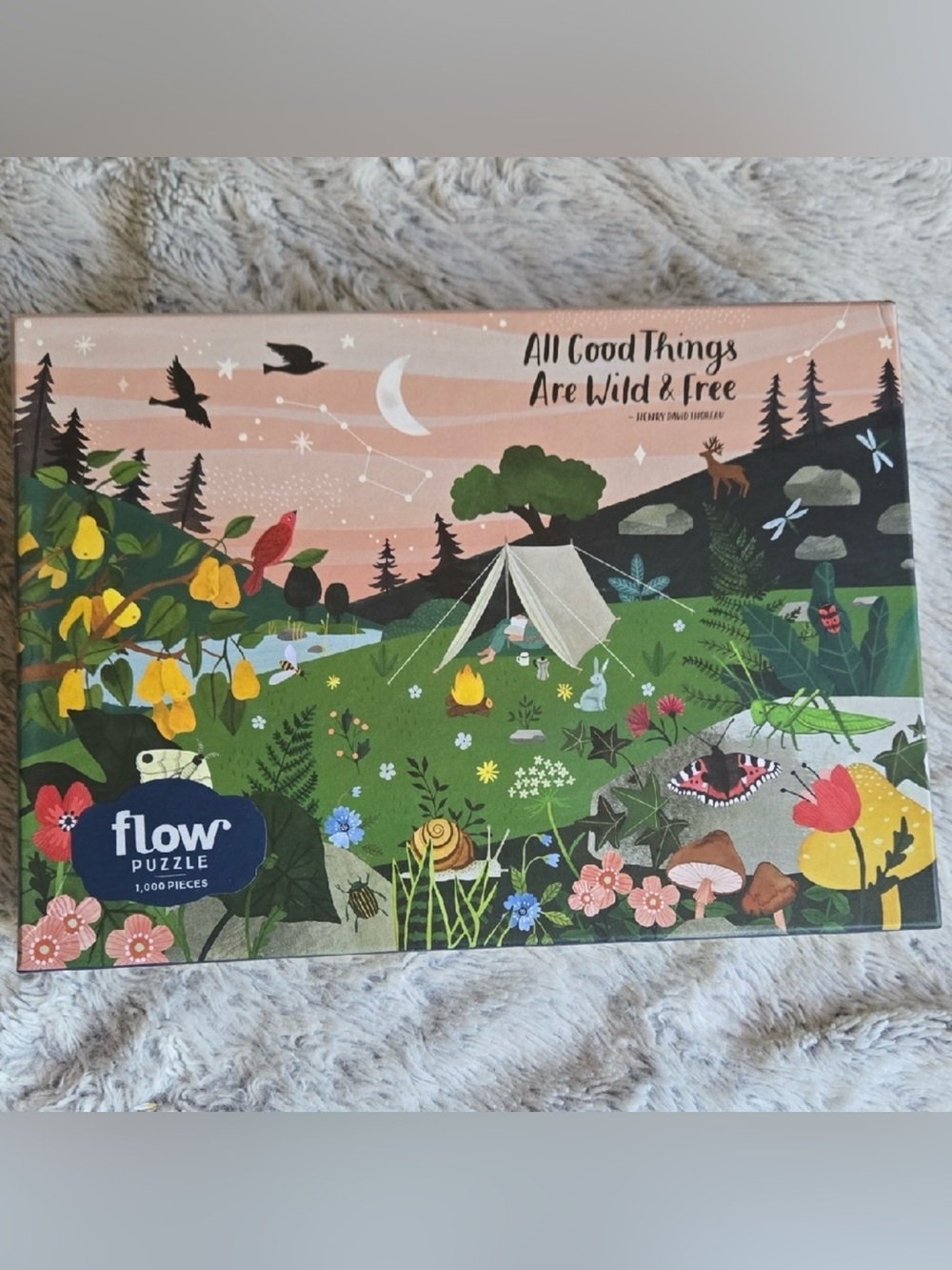 Flow Puzzle "All Good Things Are Wild & Free" 1,000 Piece Jigsaw Puzzle